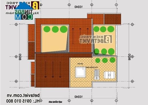 5.Mẫu nhà biệt thự đẹp 3 tầng 2 mặt tiền – Phối cảnh hình thức kiến trúc góc nhìn khác