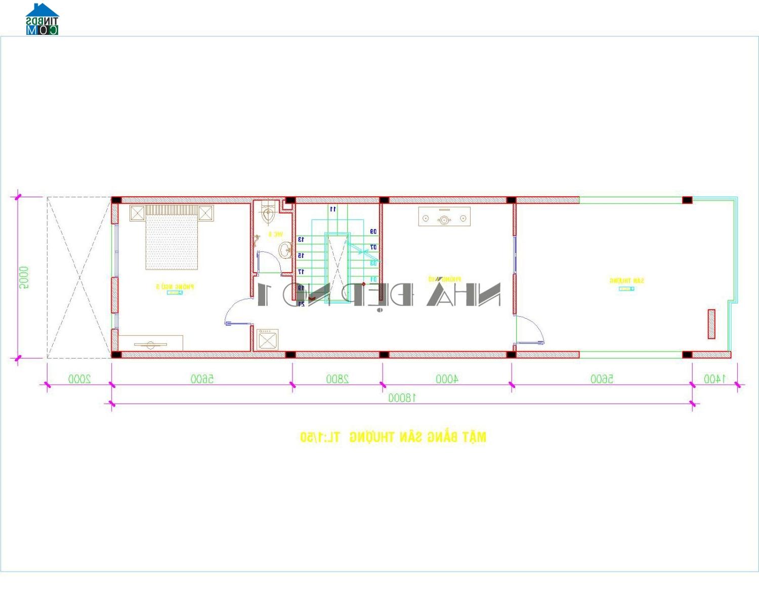 Ảnh Tư vấn thiết kế nhà có tầng hầm trên diện tích đất 5x20m