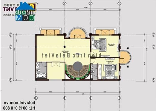 Ảnh Tư vấn thiết kế biệt thự 3 tầng trên diện tích 12x20m