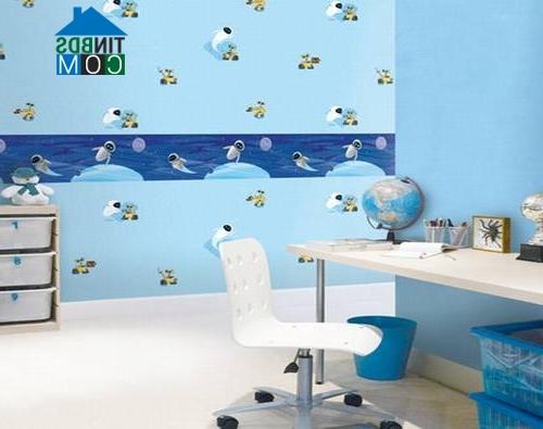 Ảnh Giấy dán tường 3D, vật liệu trang trí mang lại hiệu ứng lạ