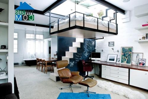 Ảnh Nới rộng diện tích nhà bằng không gian gác xép
