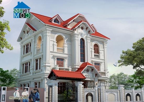 Ảnh Biệt thự Pháp đẹp tinh khôi trên đất 250m2