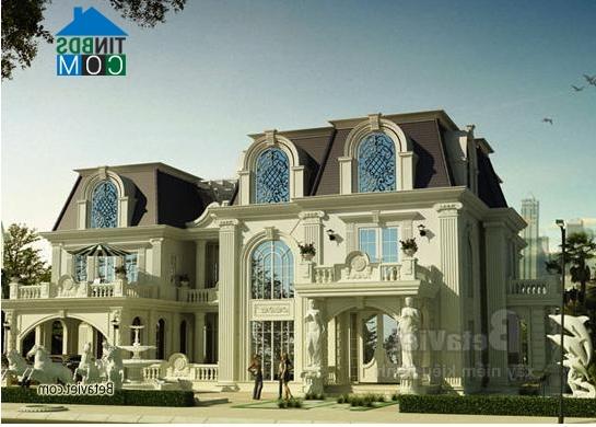 Ảnh Biệt thự cổ điển với kiến trúc độc đáo