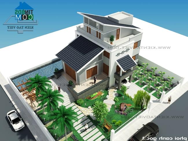 Phối cảnh ngôi biệt thự