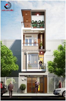 Kiến trúc mặt tiền nhà ống đẹp