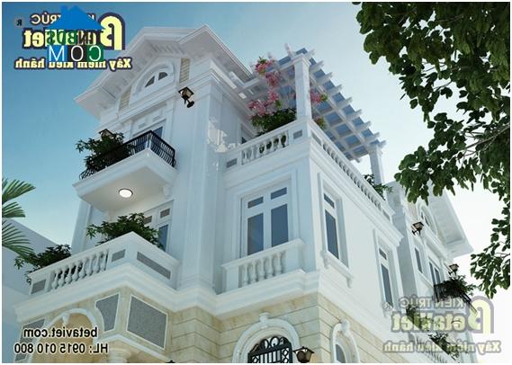 Một số góc nhìn khác trong mẫu biệt thự đẹp 3 tầng