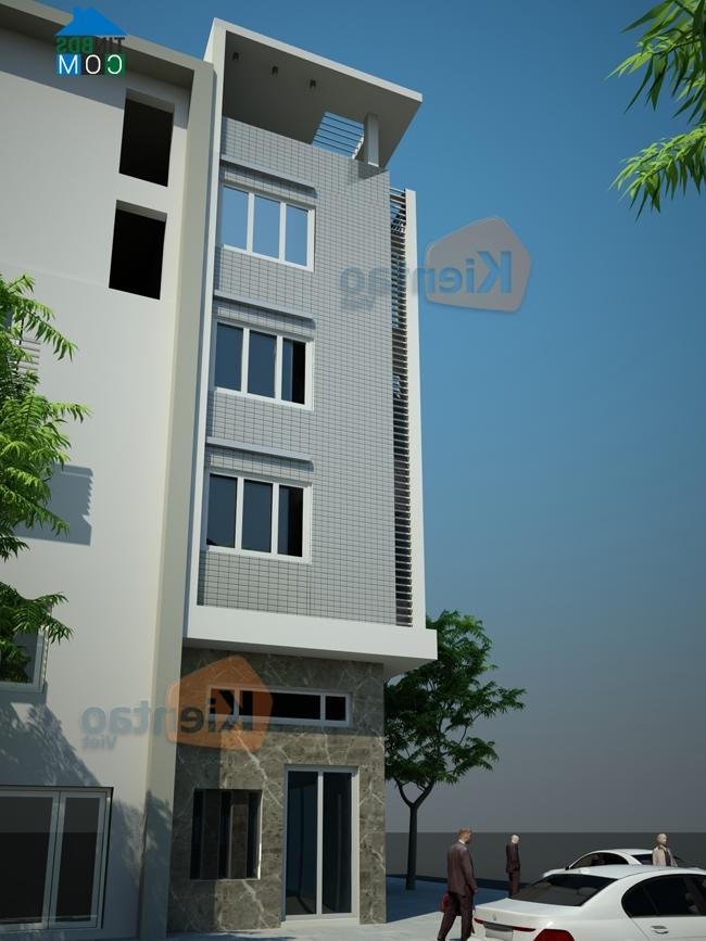 Ảnh Thiết kế nhà lô phố 4 tầng với tổng diện tích sàn 173m2