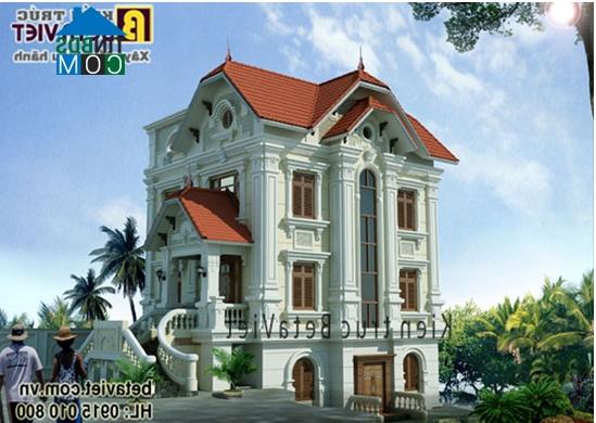 Ảnh Thiết kế nhà đẹp trên đất 9x13m