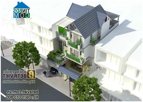 Ảnh Tư vấn thiết kế nhà kiểu biệt thự mini, DT 10x16m