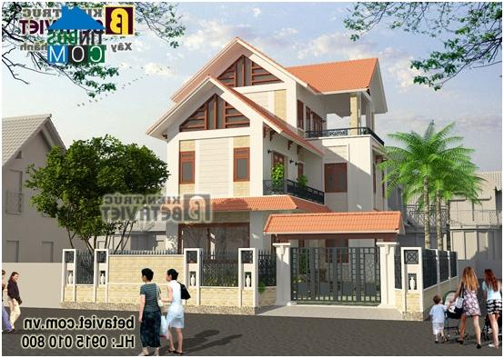Ảnh Tư vấn xây nhà 3 tầng diện tích 8x10m