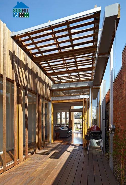 Ảnh Một phương án thiết kế nhà cấp 4 hiện đại