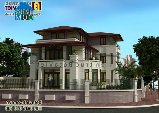 Ảnh Tư vấn thiết kế nhà biệt thự đẹp 4 tầng