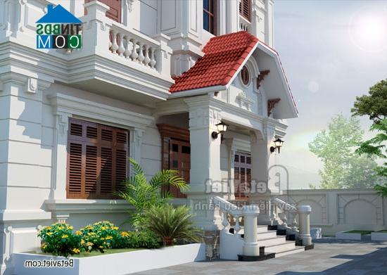 Ảnh Biệt thự Pháp đẹp tinh khôi trên đất 250m2