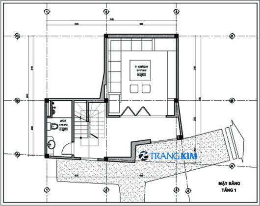 Ảnh Thiết kế nhà ống 5 tầng