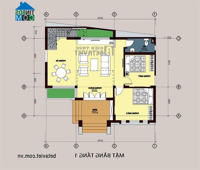 Ảnh Thiết kế kiến trúc và nội thất biệt thự 70m2