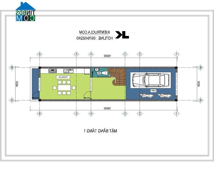 Ảnh Tư vấn xây nhà diện tích 4,5x18m