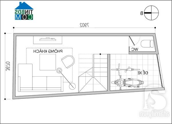 Ảnh Tư vấn thiết kế nhà 28m2 tràn ngập ánh sáng