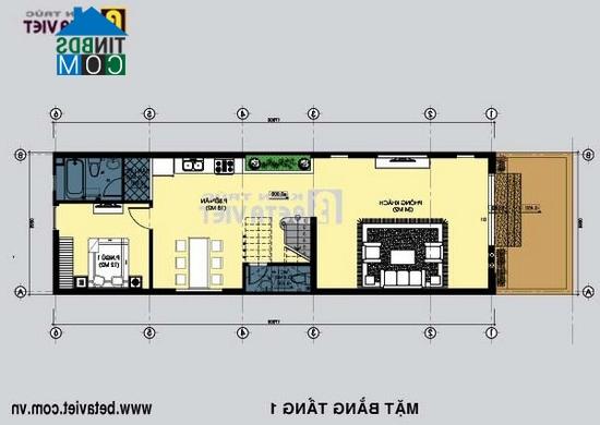 Ảnh Tư vấn thiết kế nhà 2 tầng trên diện tích 4,5x20m