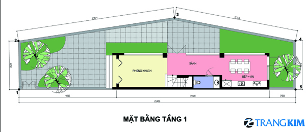 Ảnh Nhà phố độc đáo trên diện tích 3,5x16m2