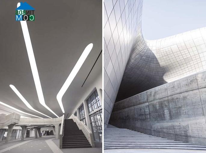 Ảnh Thiết kế tân tiến của Dongdaemun Design Park & Plaza tại Seoul