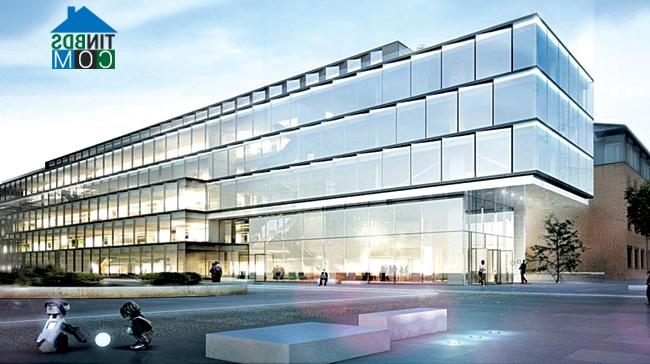 Ảnh "Nhà máy" sản xuất phần mềm của VP kiến trúc Henn Architekten