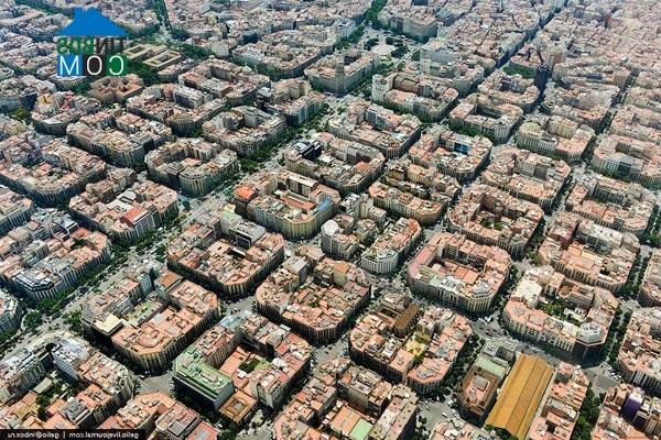 Ảnh Kiến trúc nhà bát giác ở Barcelona