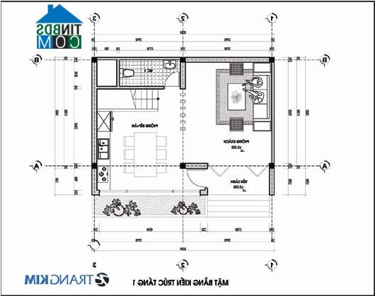 Ảnh Thiết kế biệt thự hình khối diện tích 6,5x10m