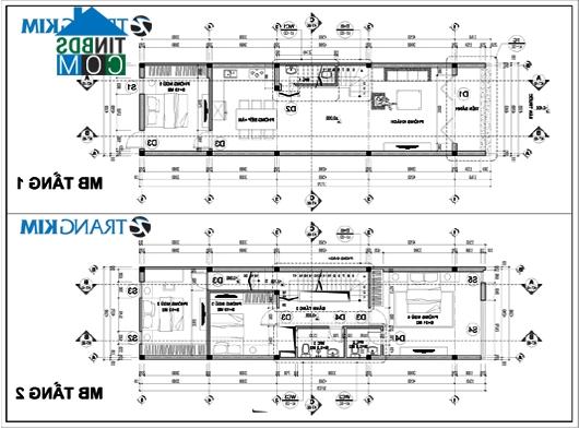 Ảnh Tư vấn xây nhà ống 3 tầng trên diện tích 65m2