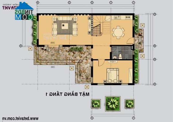 Ảnh Thiết kế biệt thự 300m2 theo phong cách Nhật Bản