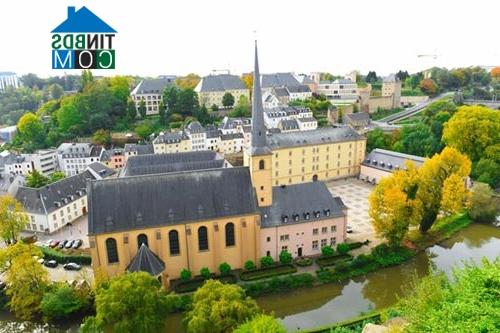 Một góc của thành phố xinh đẹp Luxembourg