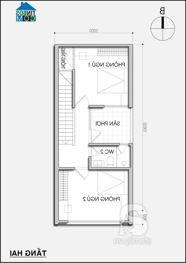 Ảnh Tư vấn thiết kế ngôi nhà đẹp mắt, khoa học, DT 50m2