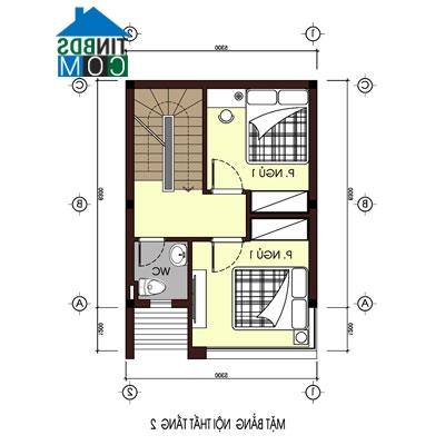 Ảnh Tư vấn cải tạo nhà nhỏ diện tích 5,3m x 7,5m có chỗ để ôtô