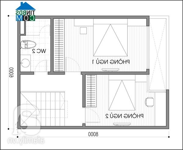 Ảnh Tư vấn thiết kế cho nhà hiện đại, thoáng rộng, DT 48m2 