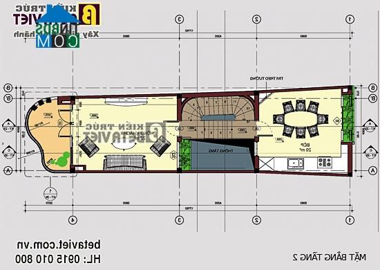 Ảnh Tư vấn thiết kế nhà ống 5 tầng hiện đại