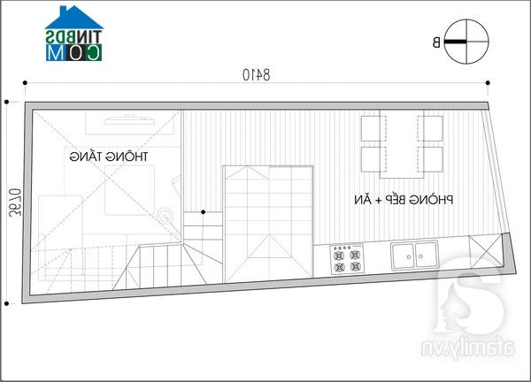 Ảnh Tư vấn thiết kế nhà 28m2 tràn ngập ánh sáng