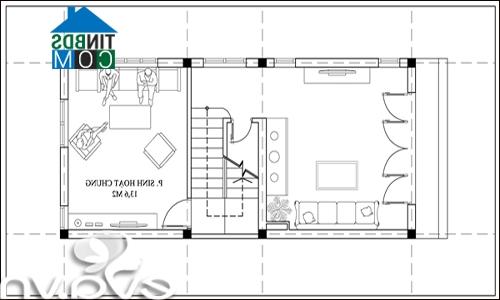 Ảnh Tư vấn xây nhà đẹp 45m2 ở phố huyện