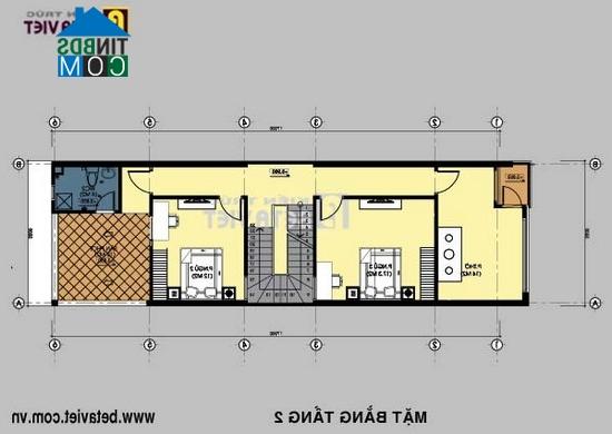 Ảnh Tư vấn thiết kế nhà 2 tầng trên diện tích 4,5x20m