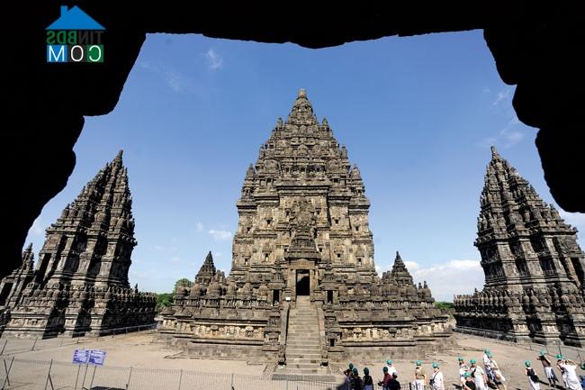 Ảnh Prambanan- tuyệt tác kiến trúc Hindu giáo