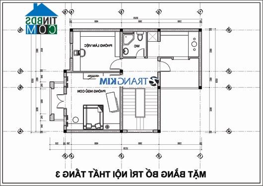 Ảnh Thiết kế nội thất biệt thự 3 tầng diện tích 97m2