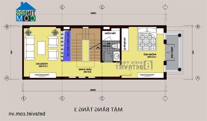 Ảnh Thiết kế nhà phố theo phong cách Pháp