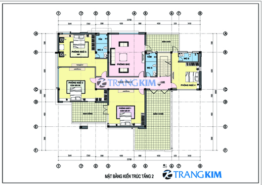 Ảnh Thiết kế biệt thự phong cách hiện đại diện tích 280m2