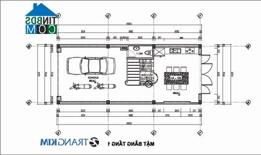 Ảnh Tư vấn xây nhà ống 4 tầng trên đất 60m2