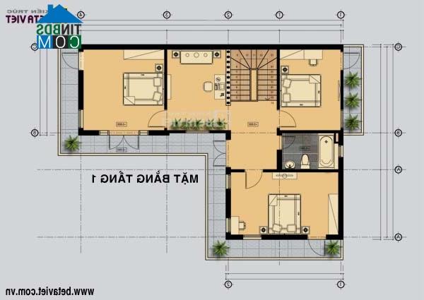 Ảnh Thiết kế biệt thự 300m2 theo phong cách Nhật Bản