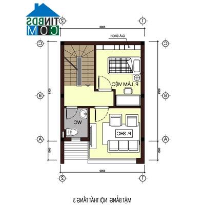 Ảnh Tư vấn cải tạo nhà nhỏ diện tích 5,3m x 7,5m có chỗ để ôtô