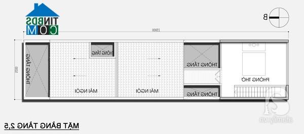 Ảnh Tư vấn thiết kế nhà ống tiết kiệm chi phí, DT 5,2x23m