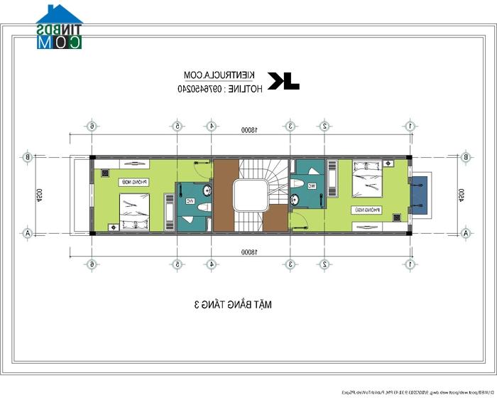 Ảnh Tư vấn xây nhà diện tích 4,5x18m