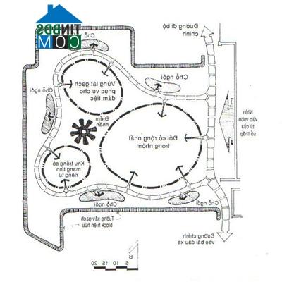 Ảnh Biệt thự vườn thiết kế theo đường cong