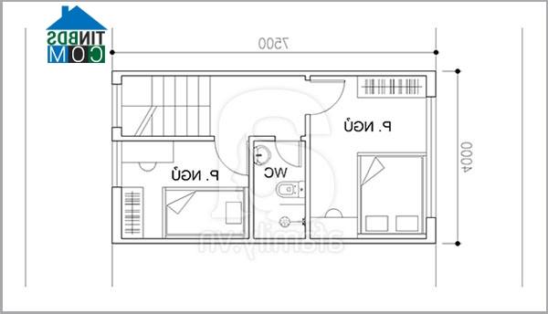 Ảnh Tư vấn thiết kế nhà 30 m2 hai mặt tiền, gọn gàng, tiện ích