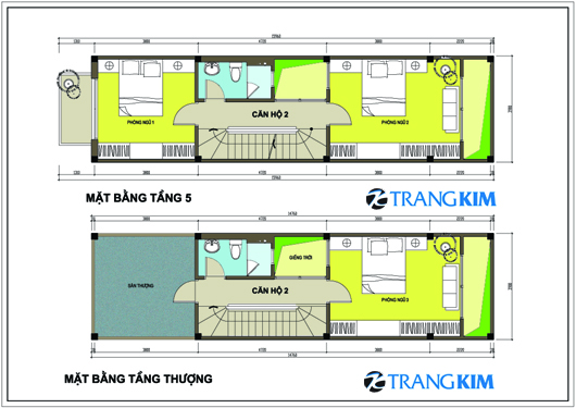 Ảnh Tư vấn xây nhà trên đất 3,9x14m cho hai hộ gia đình