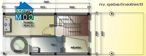 Ảnh Nhà ống lệch tầng trên diện tích 4,5x20m